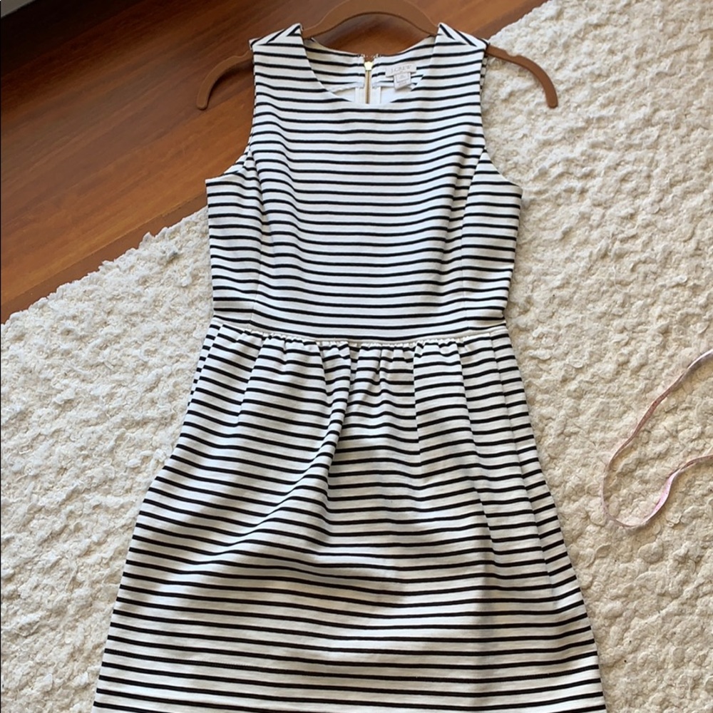 J. Crew petite striped dress XS